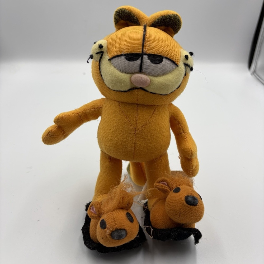 Garfield With Slippers 7 Inch Plush Play By‎ Play Cat Stuffed Animal